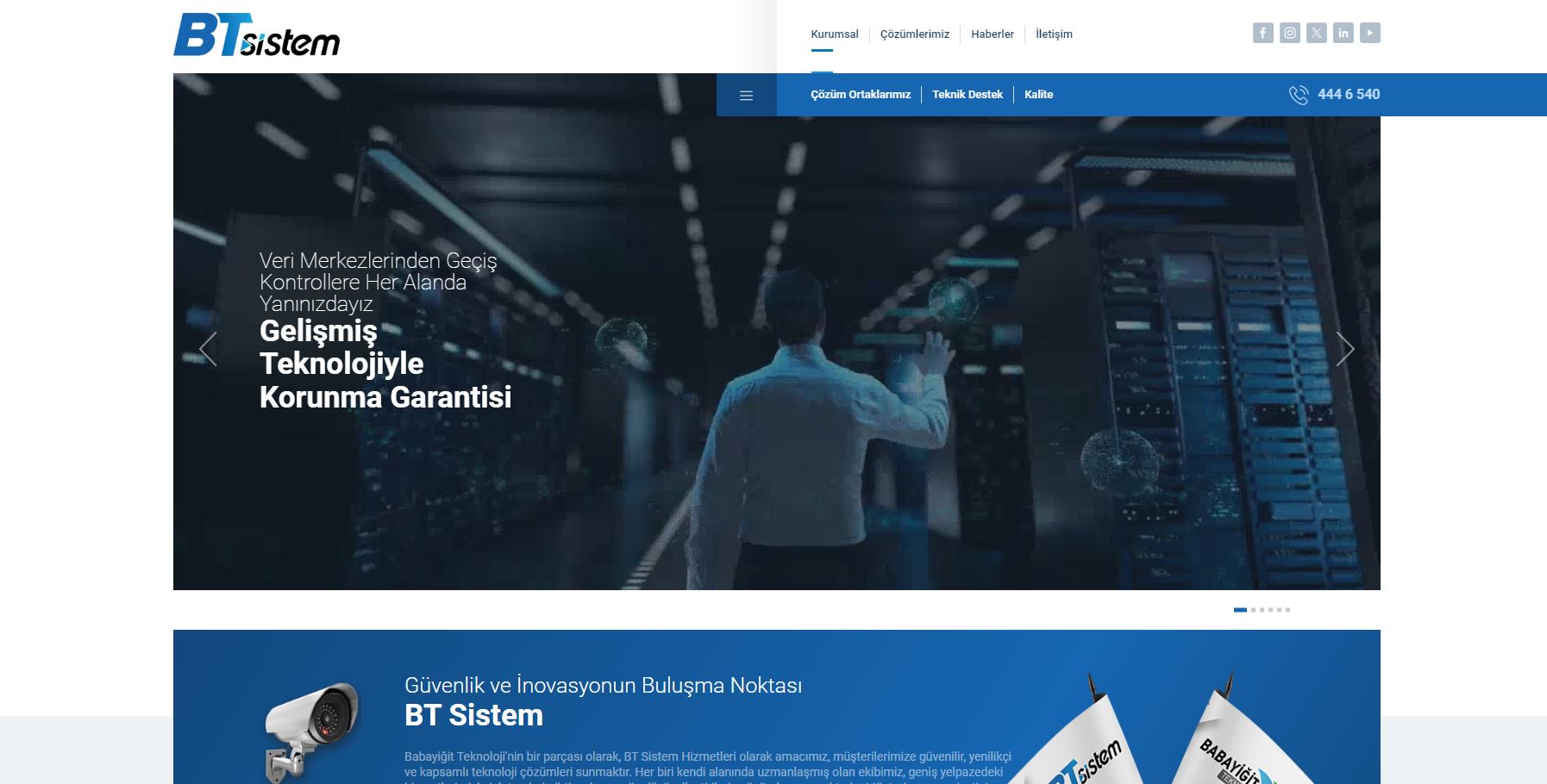 Yeni Web Sitemiz Yayında ||  BT Sistem | Data Center Sistemleri ve Kurulum, Güvenlik Kamerası Sistemleri ve Kurulum, Yangın Alarm & İhbar Sistemleri ve Kurulum, Geçiş Kontrol Sistemleri ve Kurulum, Ses & Işık Sistemleri ve Kurulum, Uydu & Tv Yayın Sistemleri, Akıllı Bina & İnterkom Sistemleri, Hırsız Alarm & Çevre Güvenlik Sistemleri, Network Data Sistemleri, Görsel Sunum Sistemleri Konya, Babayiğit Teknoloji, Baust Milli Güvenlik Sistemleri 